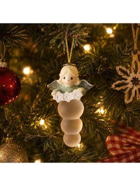 Precious Moments Angel Snowflake Trio Ornament 2002 Avon Exclusive 952346